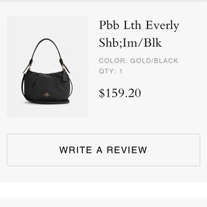 Coach Everly shoulder bag